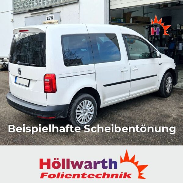 VW Caddy 2015 Passgenaue Tönungsfolie