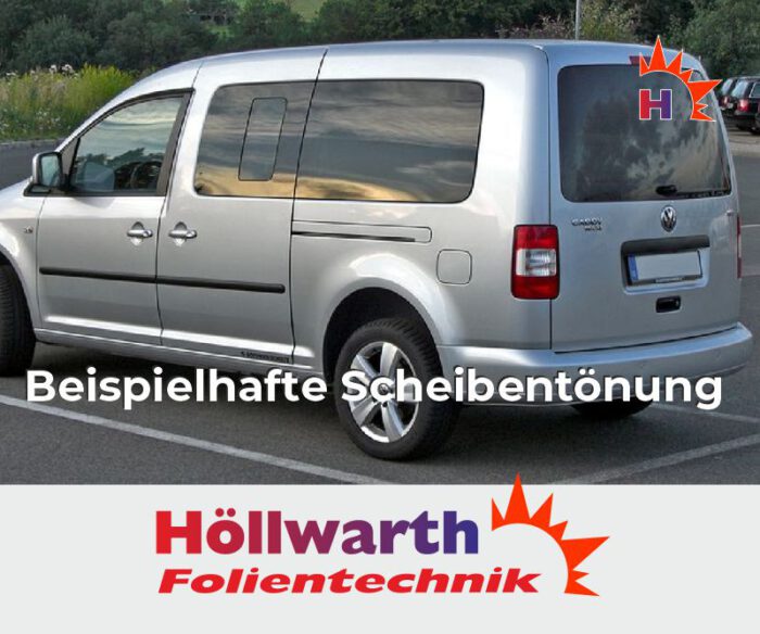 VW Caddy III passgenaue Tönungsfolie