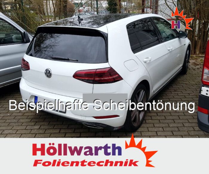 VW Golf VII fünftürig passgenaue Tönungsfolie