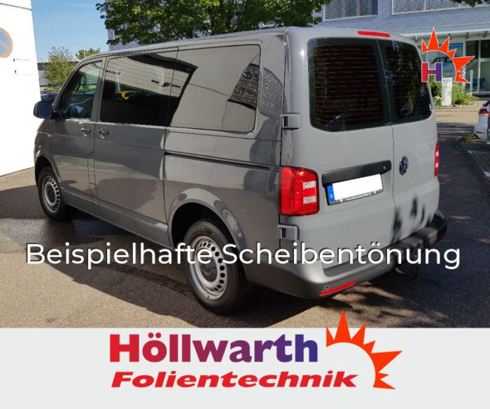 VW T6 Heckflügel passgenaue Tönungsfolie