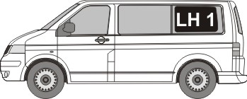 LH 1 Scheibe kurzer Radstand