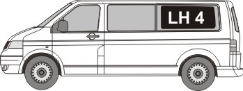 LH 4 Scheibe langer Radstand