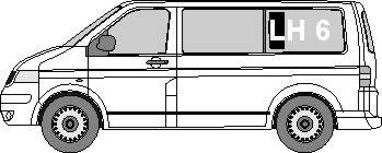 LH 6 Einfachglas California