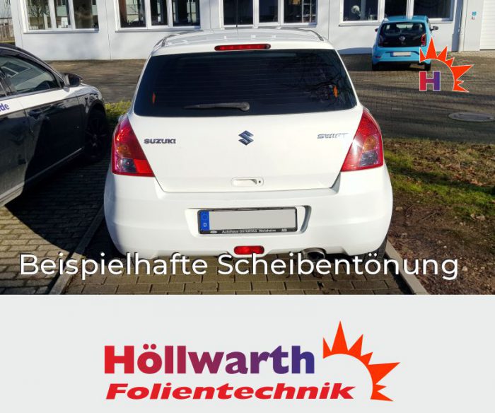 SUZUKI Swift fünftuerig 2005 bis 2010 passgenaue Tönungsfolie