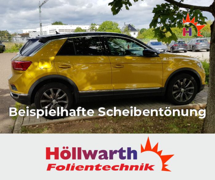 VW T-Roc passgenaue Tönungsfolie