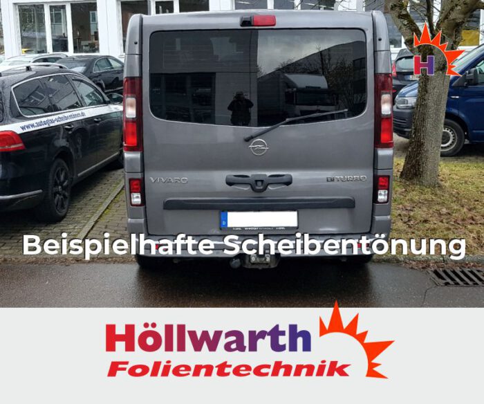 OPEL Vivaro B L2H1 Heckklappe Schiebetueren L_R Schiebefenster passgenaue Tönungsfolie