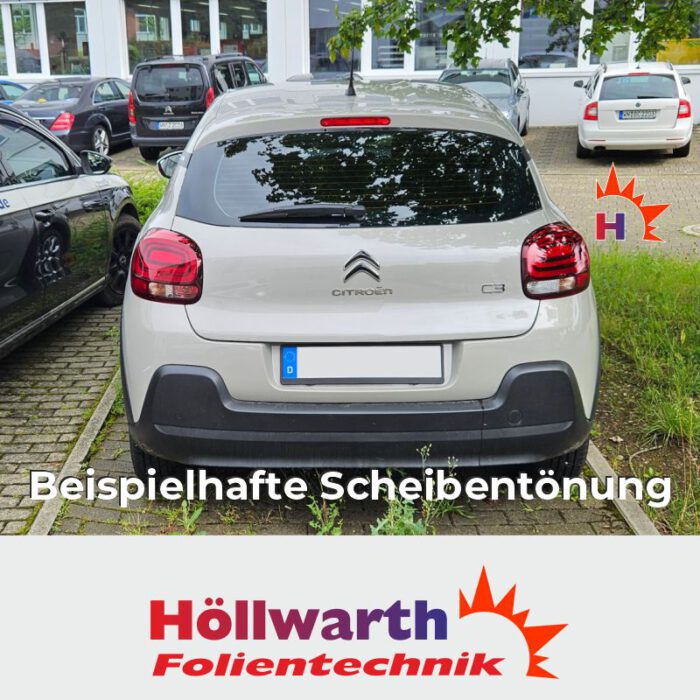 CITROEN C3 ab 2017 passgenaue Tönungsfolie