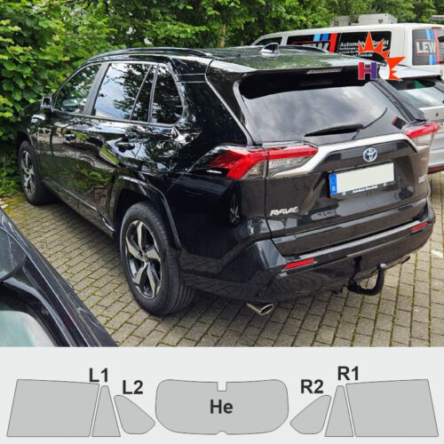 TOYOTA RAV4 ab 2018 passgenaue Tönungsfolie