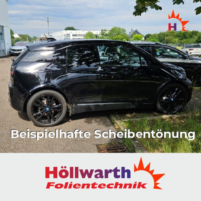 BMW i3 2013 bis 2022 passgenaue Tönungsfolie