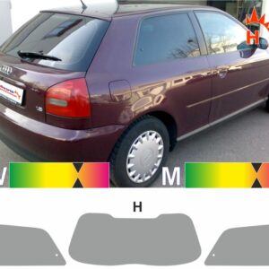 AUDI A3 8L 3-tür 1996 bis 2000 passende Tönungsfolie