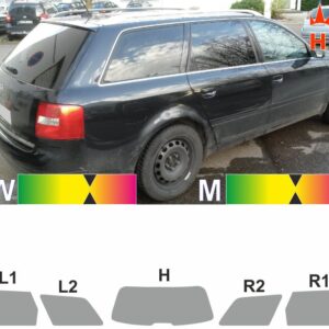 AUDI A6 C5 Typ 4B Avant 1997 bis 2004 passende Tönungsfolie