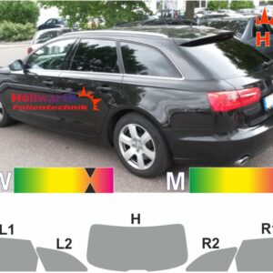 AUDI A6 C7 4G Avant 2011 bis 2018 passende Tönungsfolie
