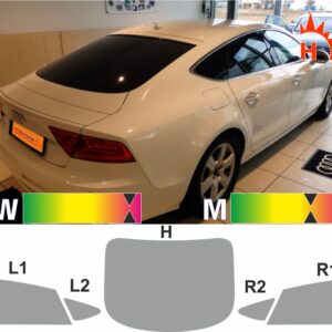 AUDI A7 Sportback ab (2010 - 2018) passgenaue Tönungsfolie