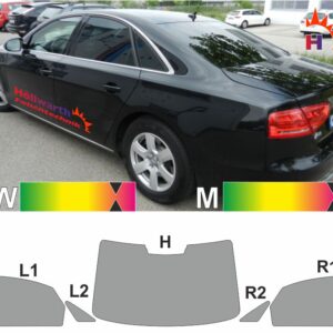 AUDI A8 D4 2009 bis 2017 passende Tönungsfolie