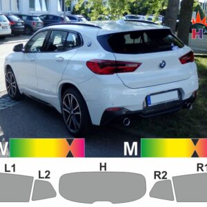 BMW X2 ab 2018 passende Tönungsfolie