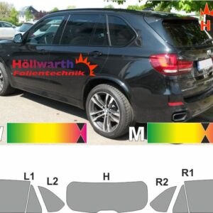 BMW X5 F15 2013 bis 2018 passende Tönungsfolie