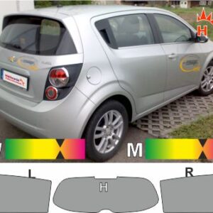 CHEVROLET Aveo II Kombi 2011 bis 2020 passende Tönungsfolie