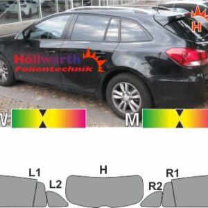 CHEVROLET Cruze SW seit 2012 passende Tönungsfolie