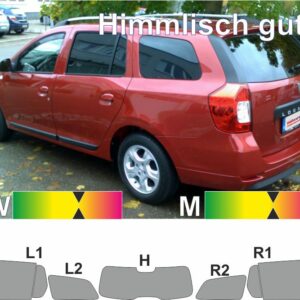 DACIA Logan II MCV ab 2013 passende Tönungsfolie