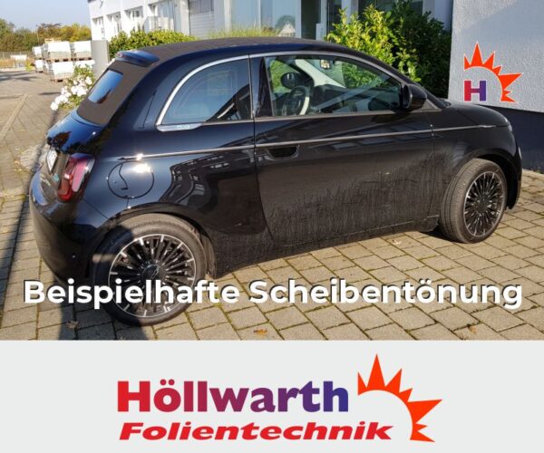 FIAT 500 Cabrio ab 2020 passgenaue Tönungsfolie