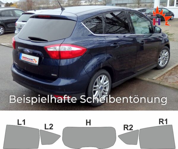 FORD C-Max 10 passgenaue Töungsfolie