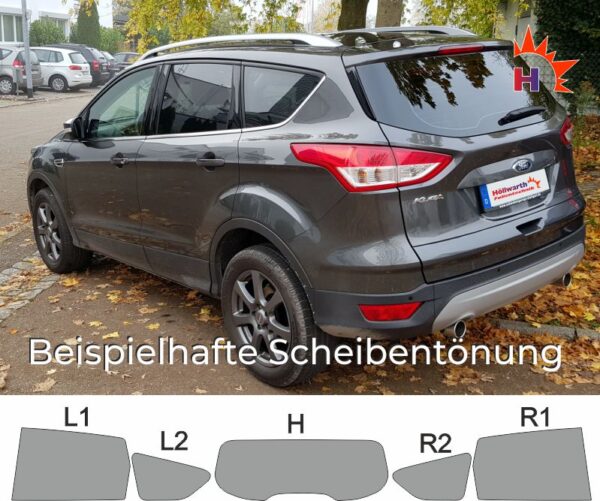 FORD Kuga 13 passgenaue Tönungsfolie