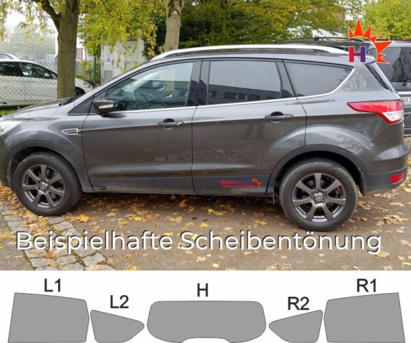 FORD Kuga 13 passgenaue Tönungsfolie