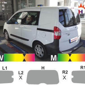 FORD Transit Courier ab 2014 Tönungsfolie passgenau