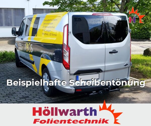 FORD Transit Custom ab 2012 Hecktueren passgenaue Tönungsfolie