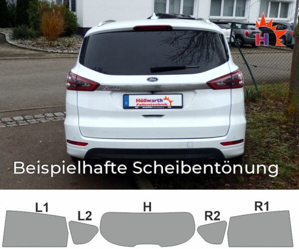 Ford S-Max ab 2015 passgenaue Tönungsfolie