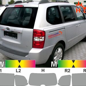 KIA Carnival VQ 2006 bis 2015 passende Tönungsfolie