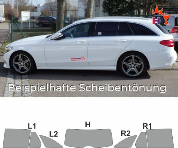 MERCEDES C-Klasse S205 passgenaue Tönungsfolie