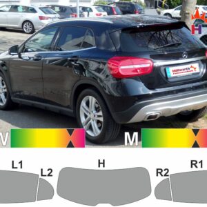 MERCEDES GLA X156 2013 bis 2020 passende Tönungsfolie