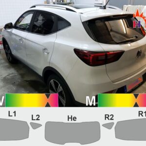 MG ZS ab 2021 passgenaue Tönungsfolie