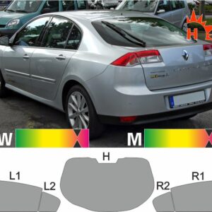 RENAULT Laguna III 2007 bis 2015 passende Tönungsfolie