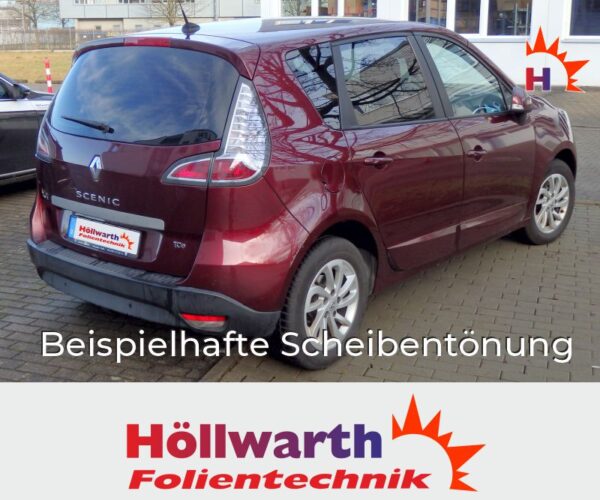 RENAULT Scenic Typ JZ 2009 bis 2016 passgenaue Tönungsfolie