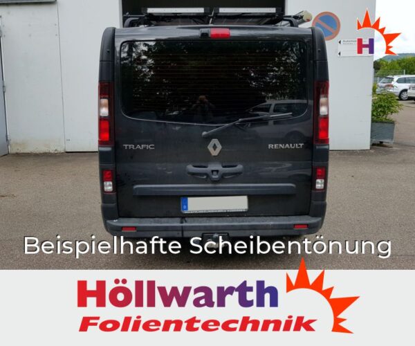 RENAULT TraficIII L2H1 Heckklappe Schiebefenster passgenaue Tönungsfolie