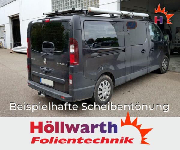 RENAULT TraficIII L2H1 Heckklappe Schiebefenster passgenaue Tönungsfolie