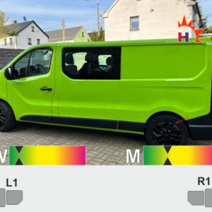 RENAULT Trafic III L2H1 ab 2014 nur mit Schiebefenster links und recht passende Tönungsfolie