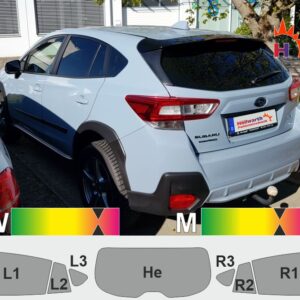 SUBARU XV ab 2018 passgenaue Tönungsfolie