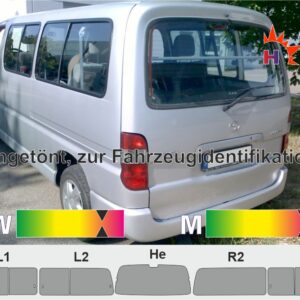 TOYOTA Hiace 4 1995 bis 2006 passende Tönungsfolie