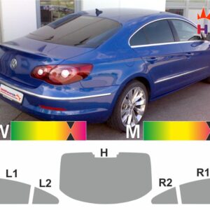 VW Passat CC 2008 bis 2012 passende Tönungsfolie