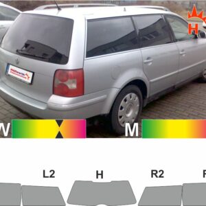 VW Passat Variant B5 1997 bis 2005 Tönungsfolie konturpassend