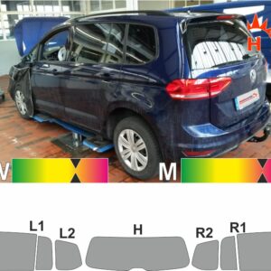 VW Touran 5T seit 2015 passende Tönungsfolie