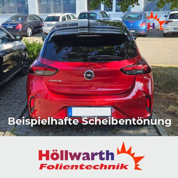 OPEL Corsa F fuenftuerig passgenaue Tönungsfolie