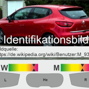 RENAULT Clio IV (2012 bis 2020) passgenaue Tönungsfolie