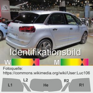 CITROEN C4 Picasso (2013 - 2022) passgenaue Tönungsfolie