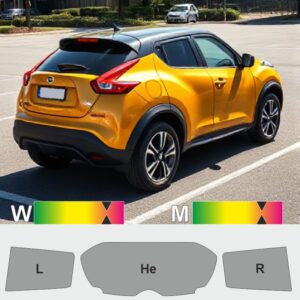 NISSAN Juke 2010-2019 passgenaue Tönungsfolie